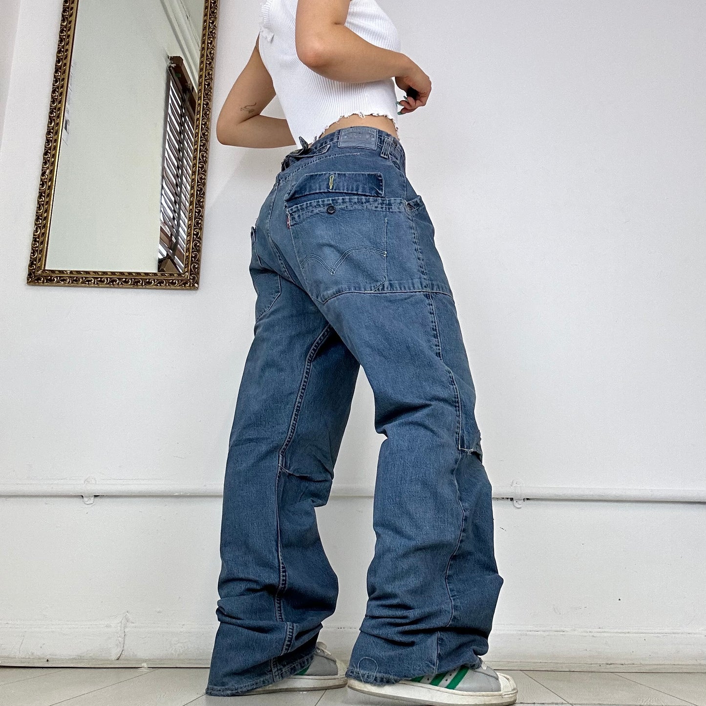 vintage levi's cargo jeans