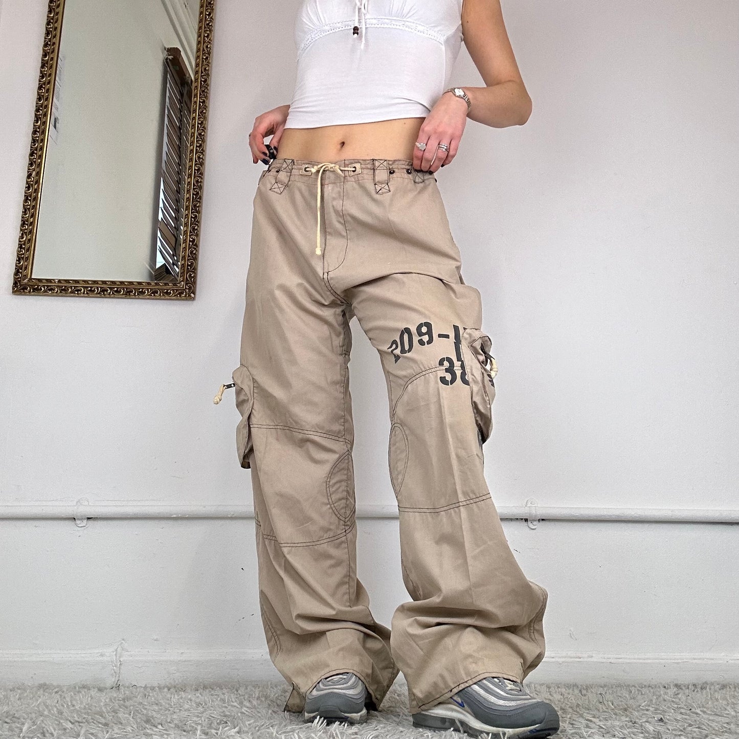 baggy cargo trousers