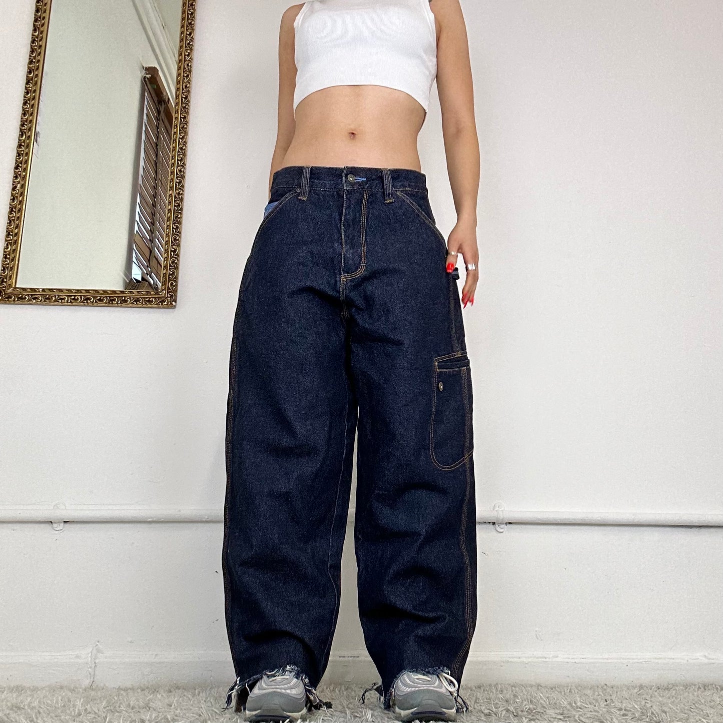 90’s fubu baggy cargo jeans