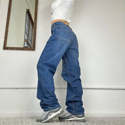 wide leg cargo jeans