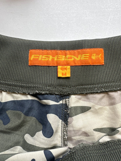 baggy camo cargo capris by fishbone