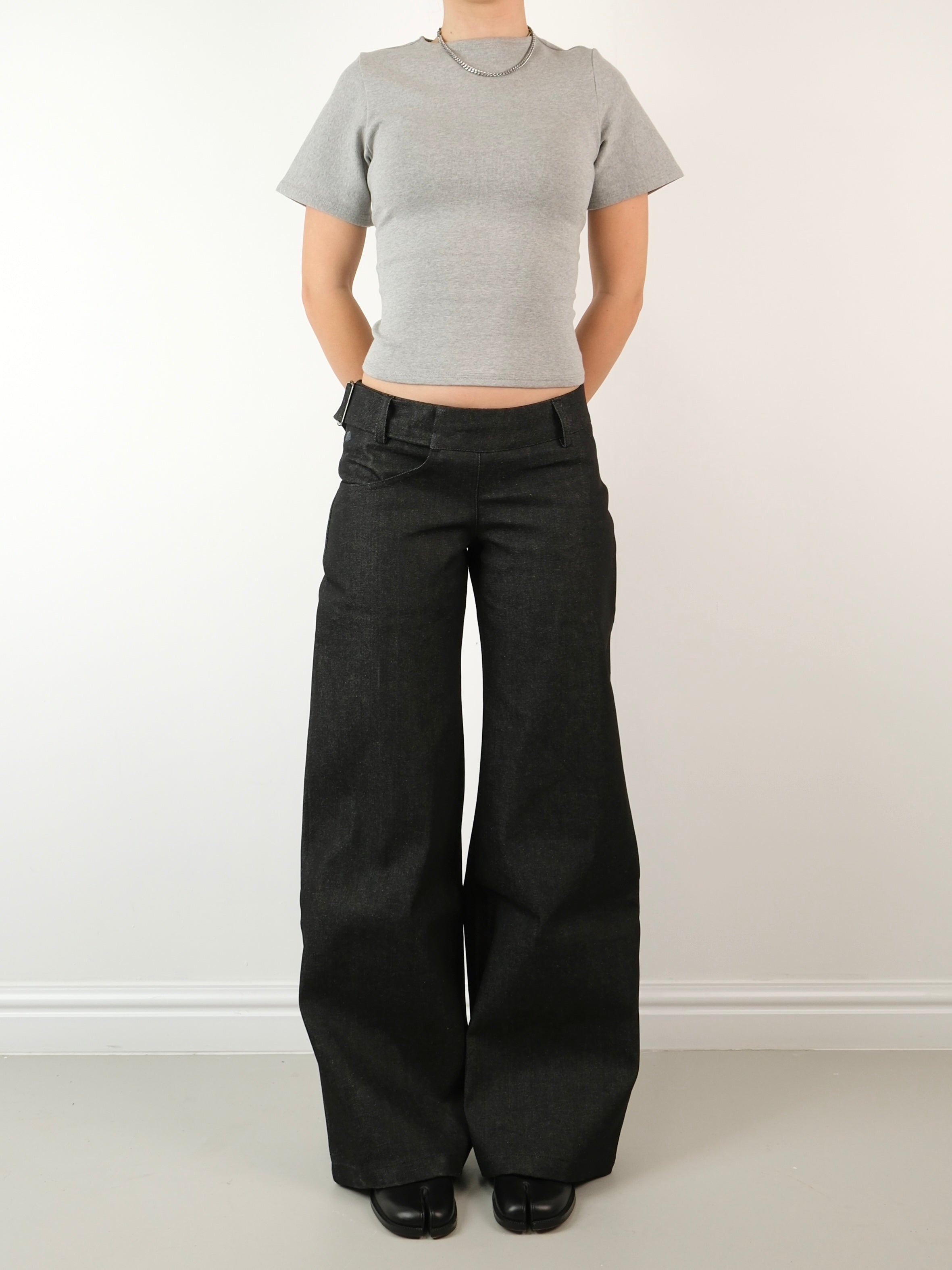 roman jean - dark grey denim