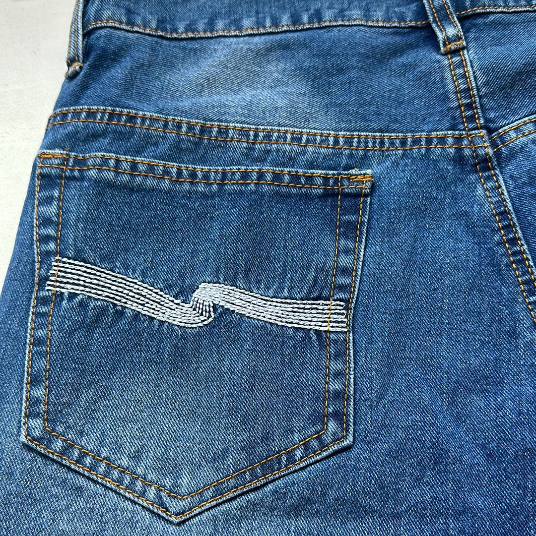 denim jorts by quiksilver