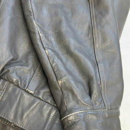 vintage leather jacket