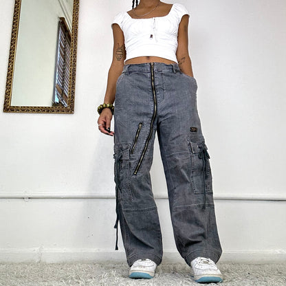 00's baggy cargo jeans