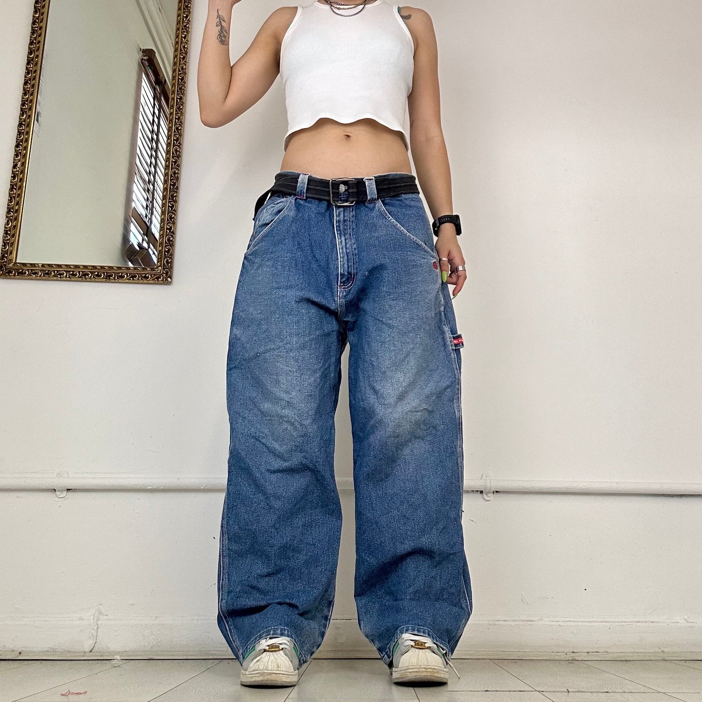 2000's baggy cargo jeans by vans