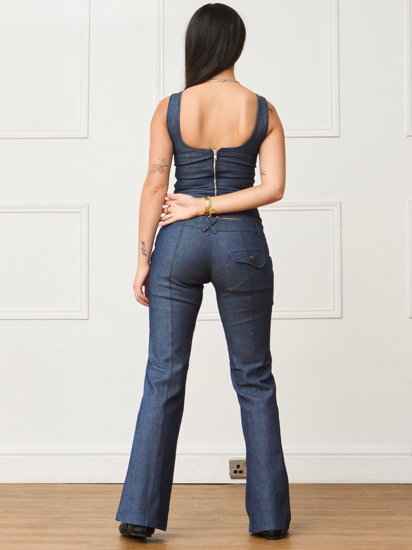 frankie jean - navy denim