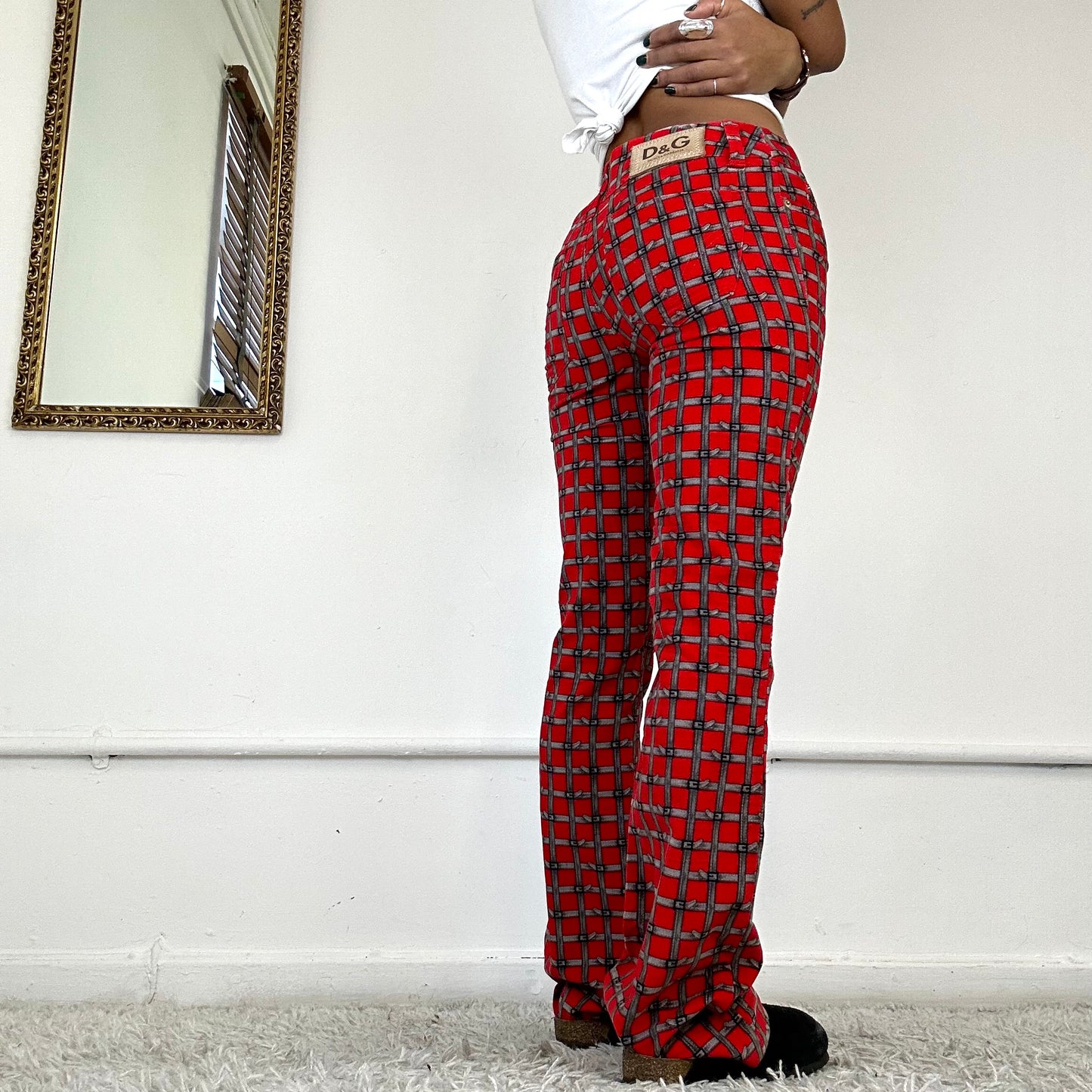 dolce & gabbana flared trousers