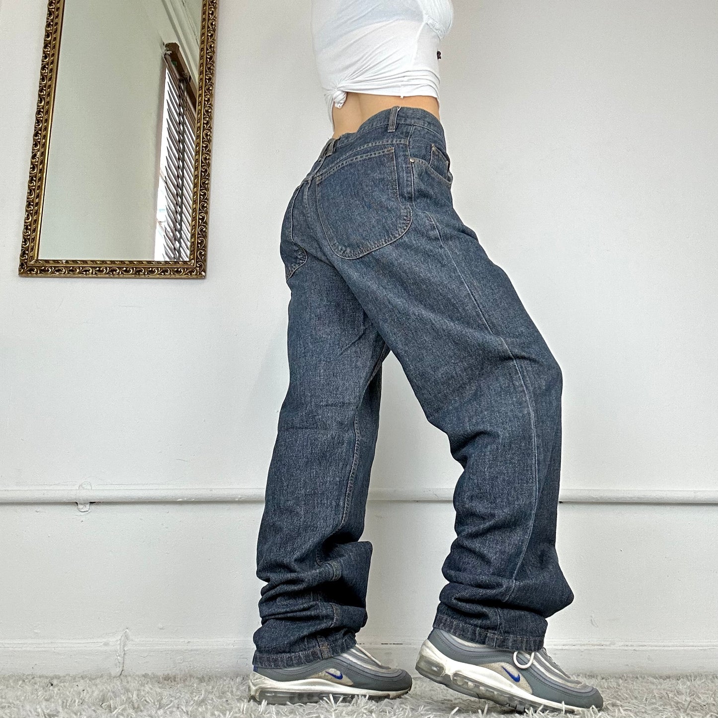 00s baggy skate jeans by team mad dog