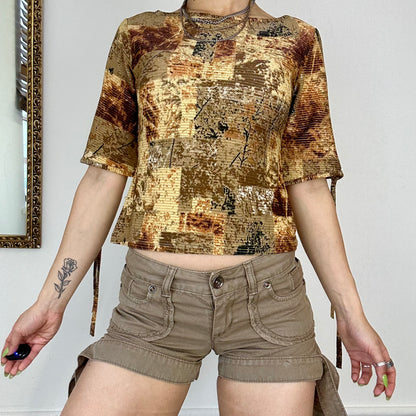 00's graphic print top