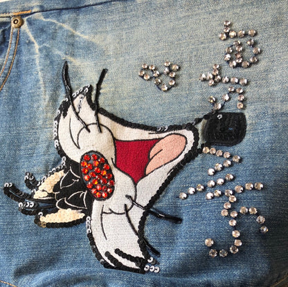 00’s looney tunes jeans