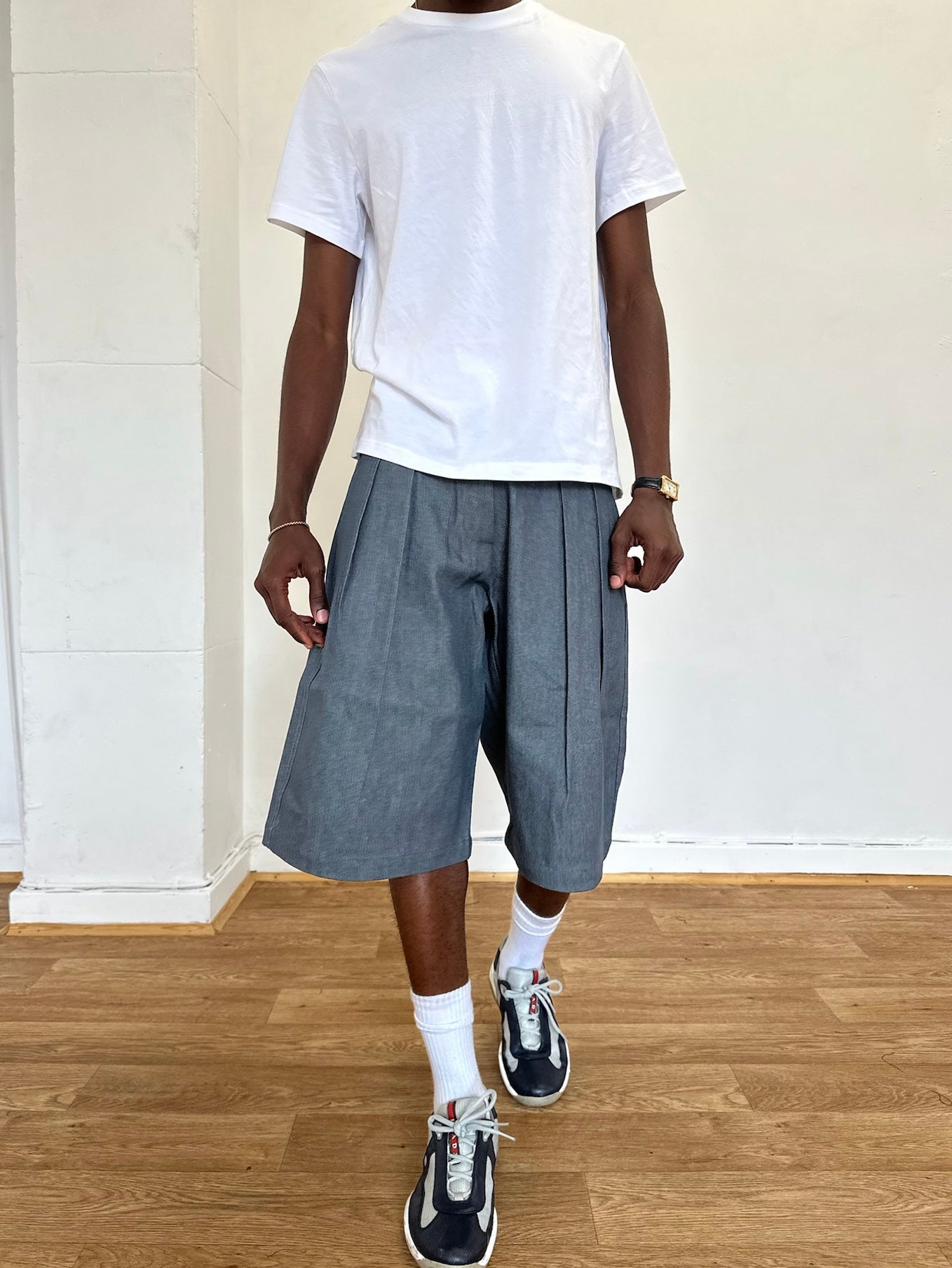 Parker Short – Cadet Grey Denim