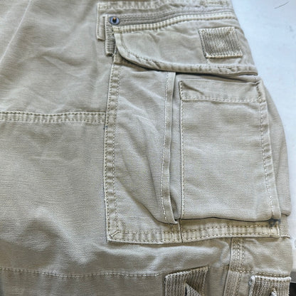 baggy khaki cargo shorts