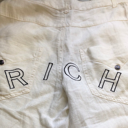 Richmond baggy linen trousers