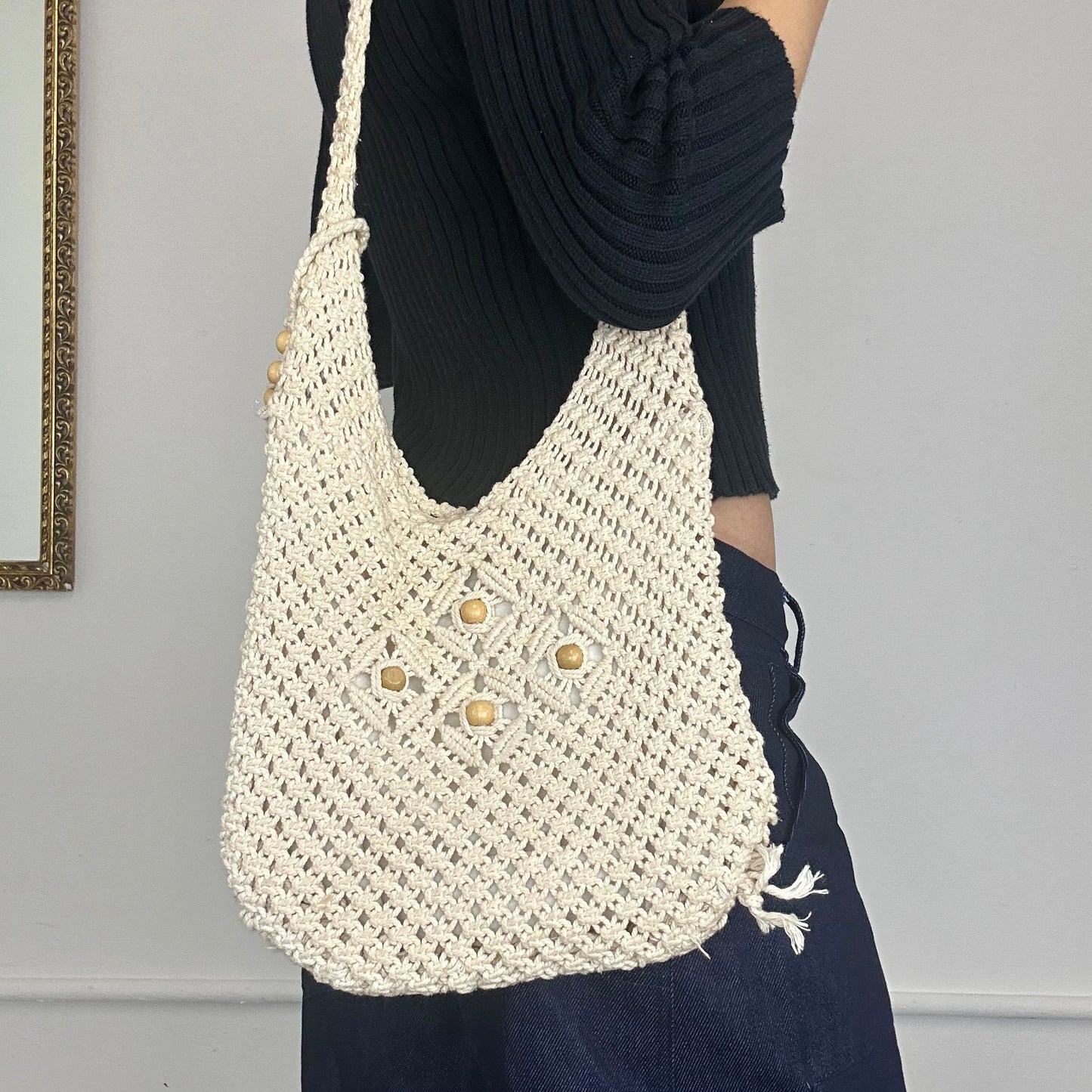 crochet shoulder bag