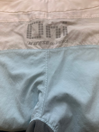 baggy light blue board shorts