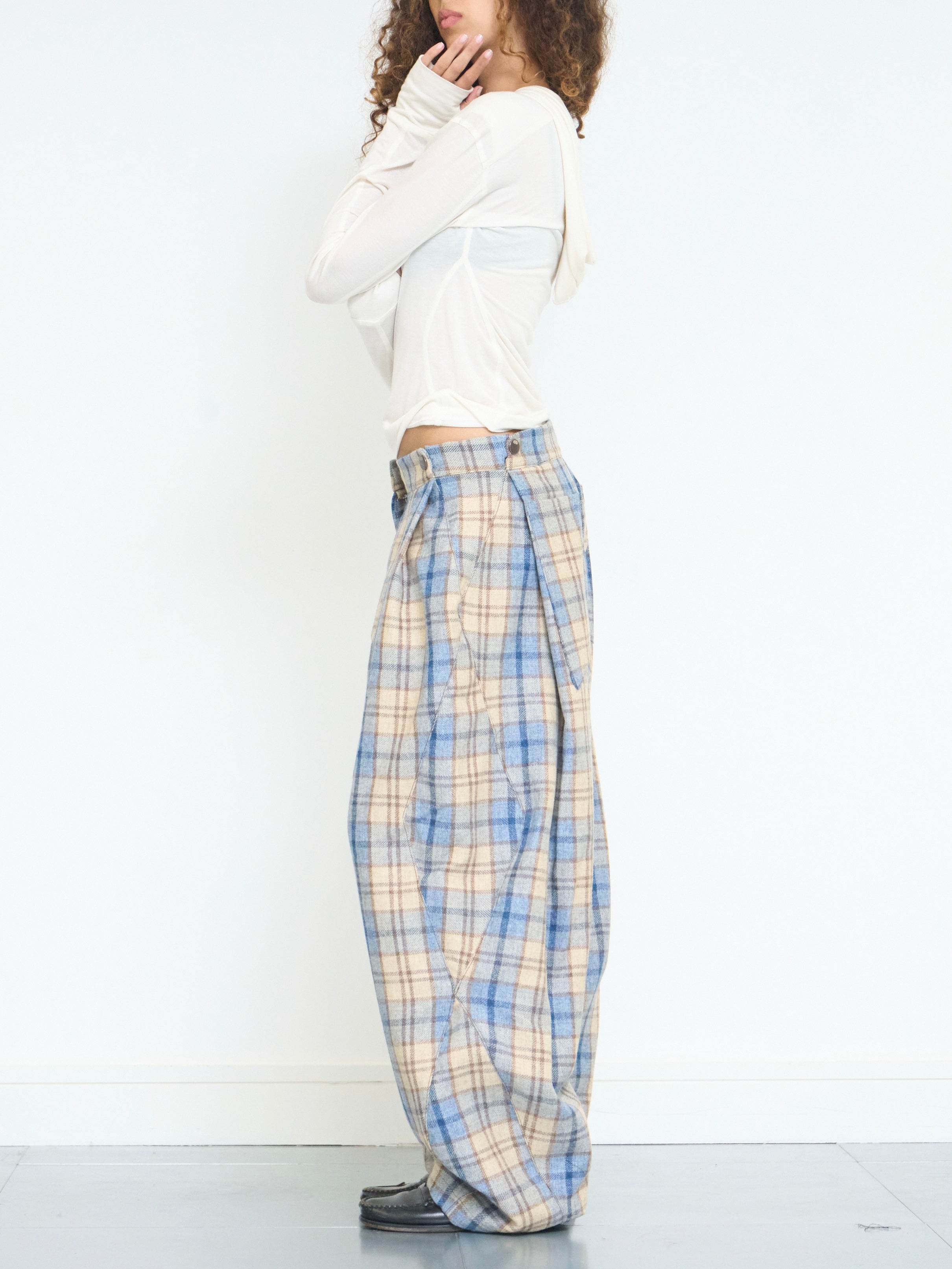 lumi trouser - seashell wool