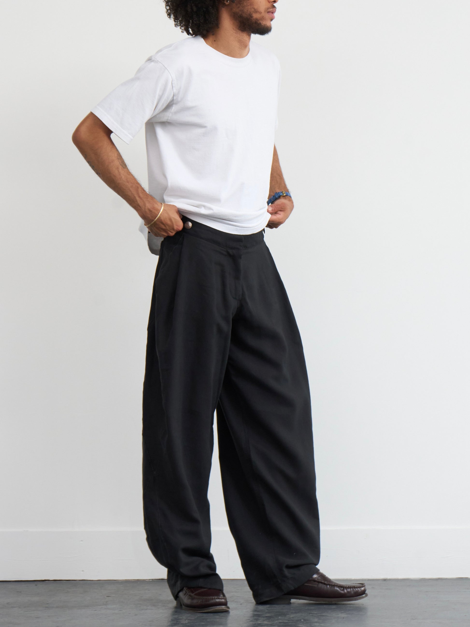 lumi trouser - black