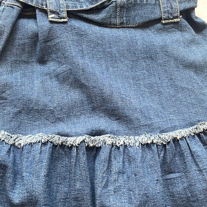 00's denim mini dress