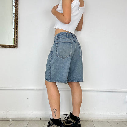 vintage baggy denim shorts