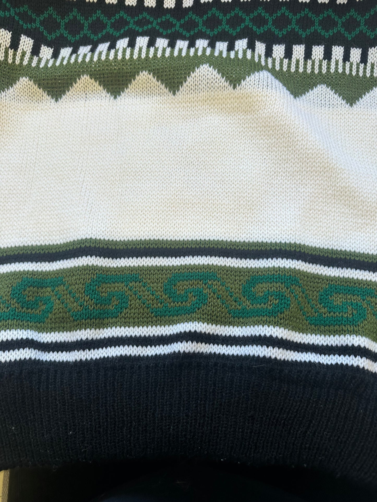 vintage gucci bootleg knit jumper