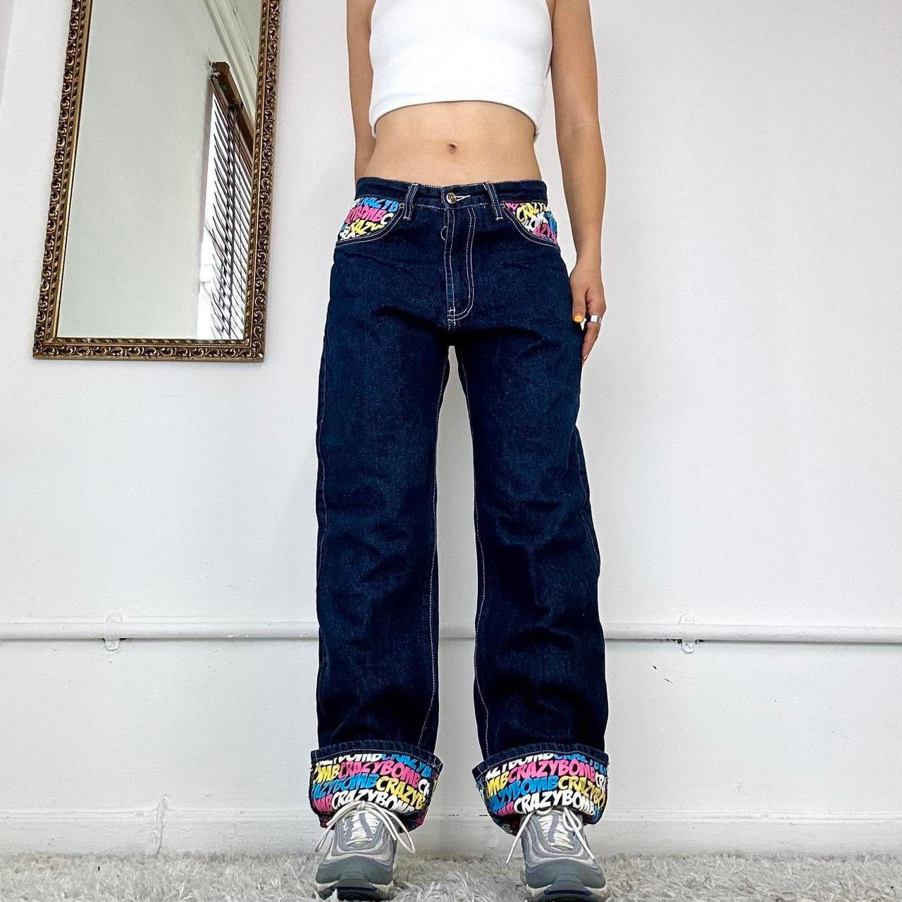 wide leg skate jeans