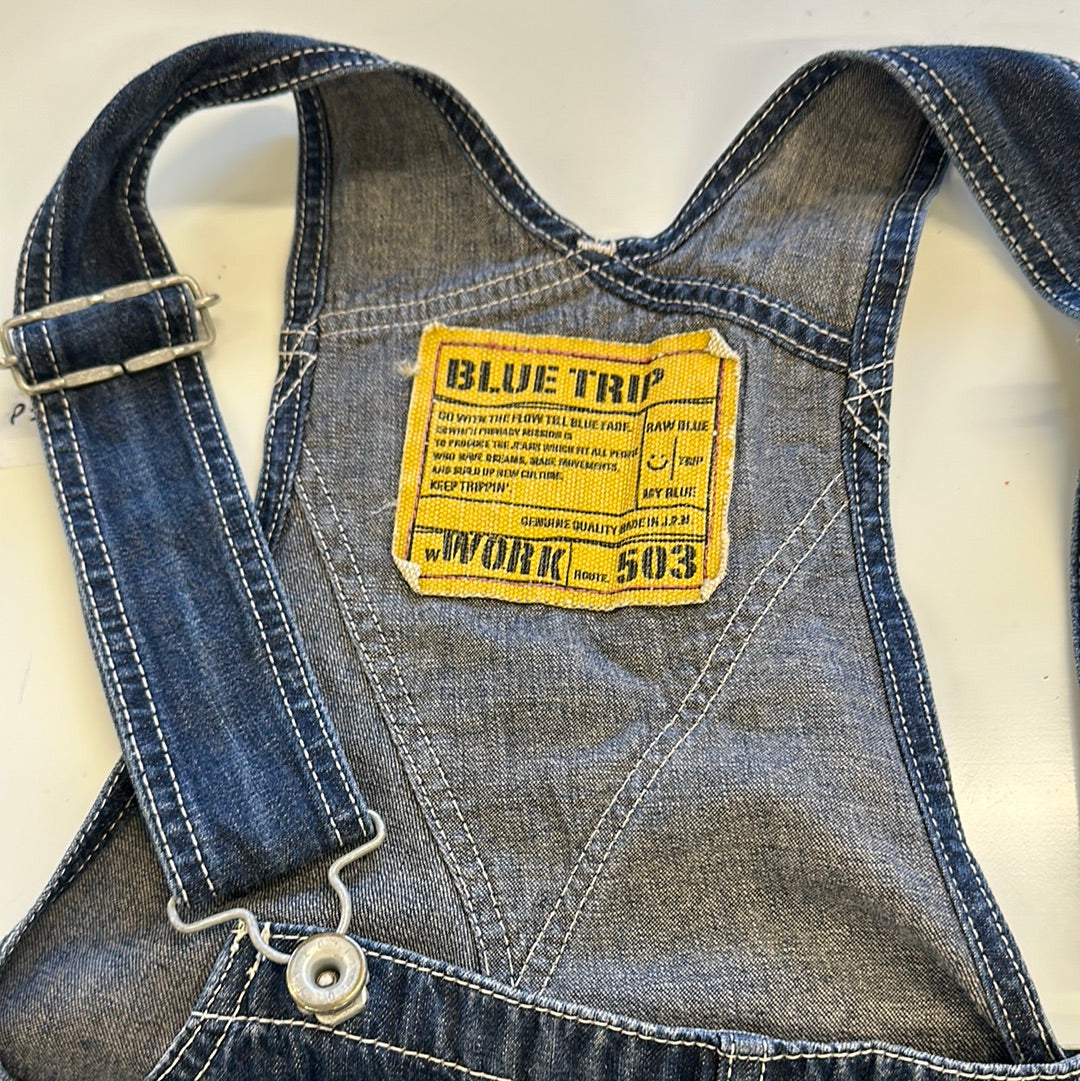 vintage denim dungarees from blue trip