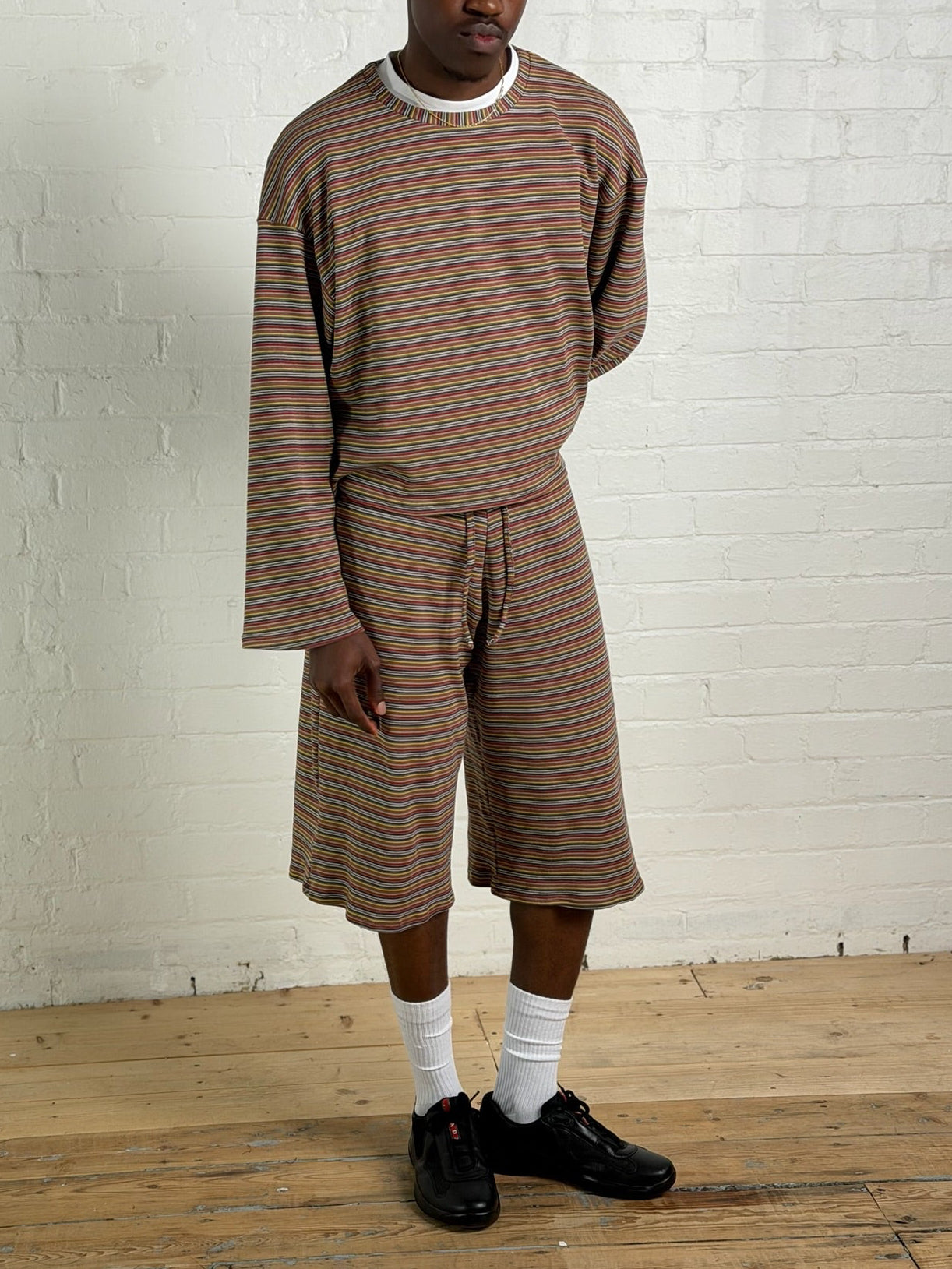 drew short - warm stripe