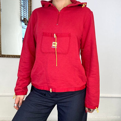 2000's red essenza hoodie