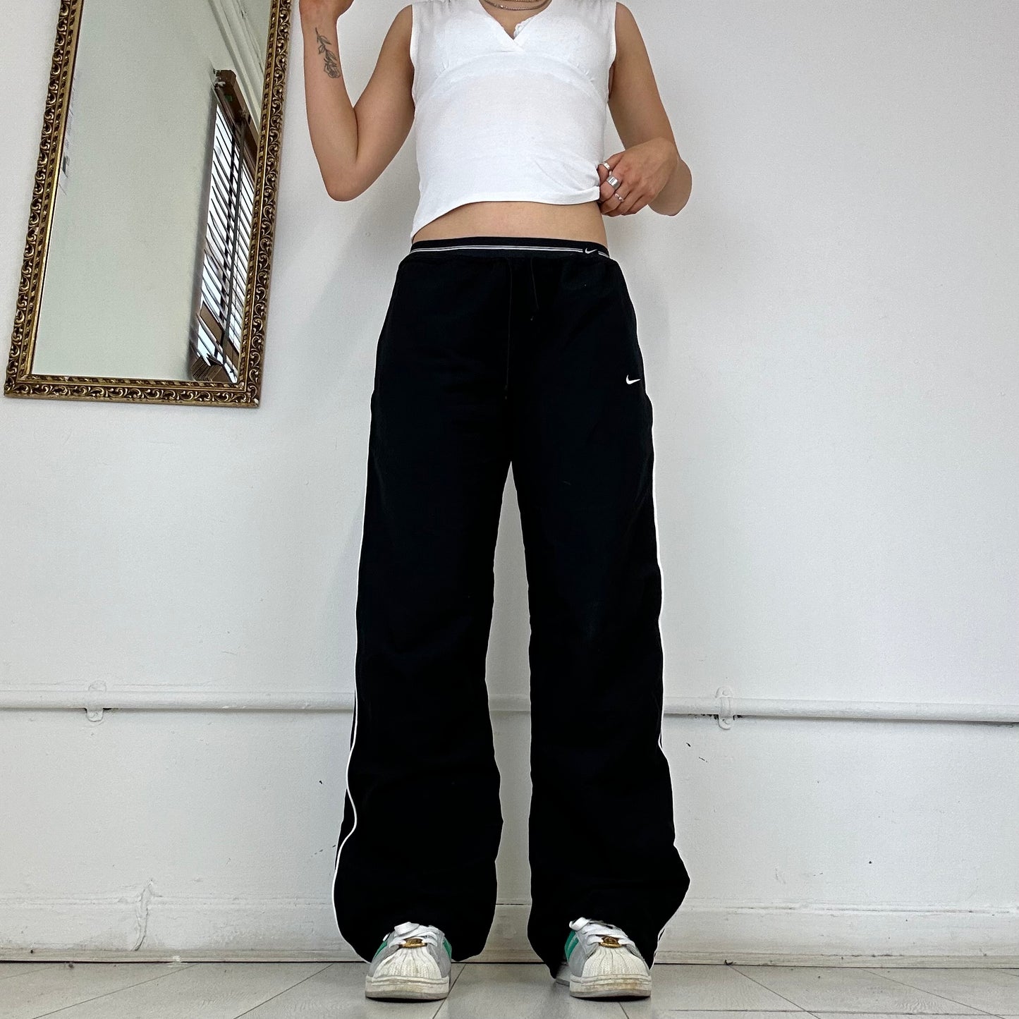 Black baggy Nike joggers