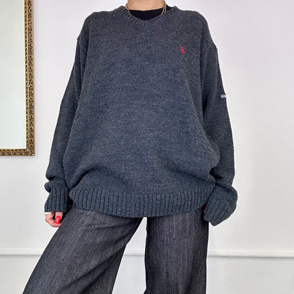 vintage us polo knitted jumper