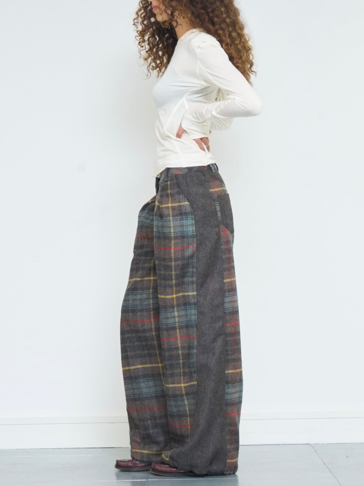 parker utility trouser - tobacco wool