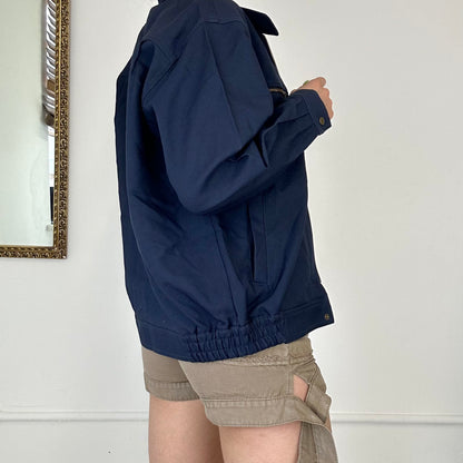 lightweight navy utility jacket