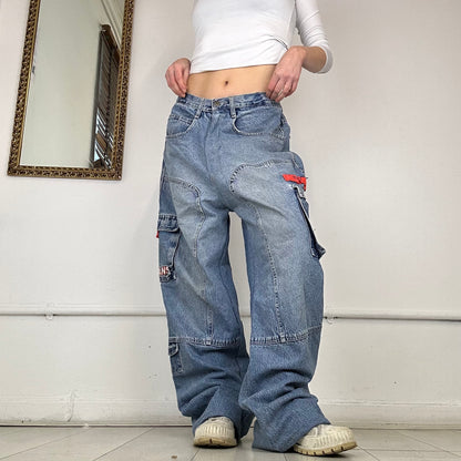 2000's baggy cargo jeans