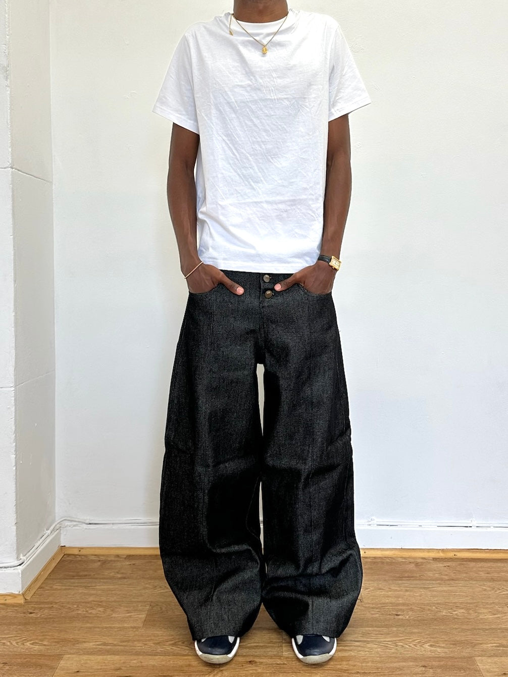 skater jean - dark grey denim