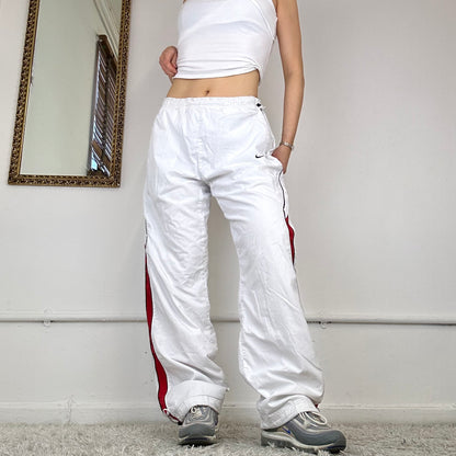 vintage white nike joggers