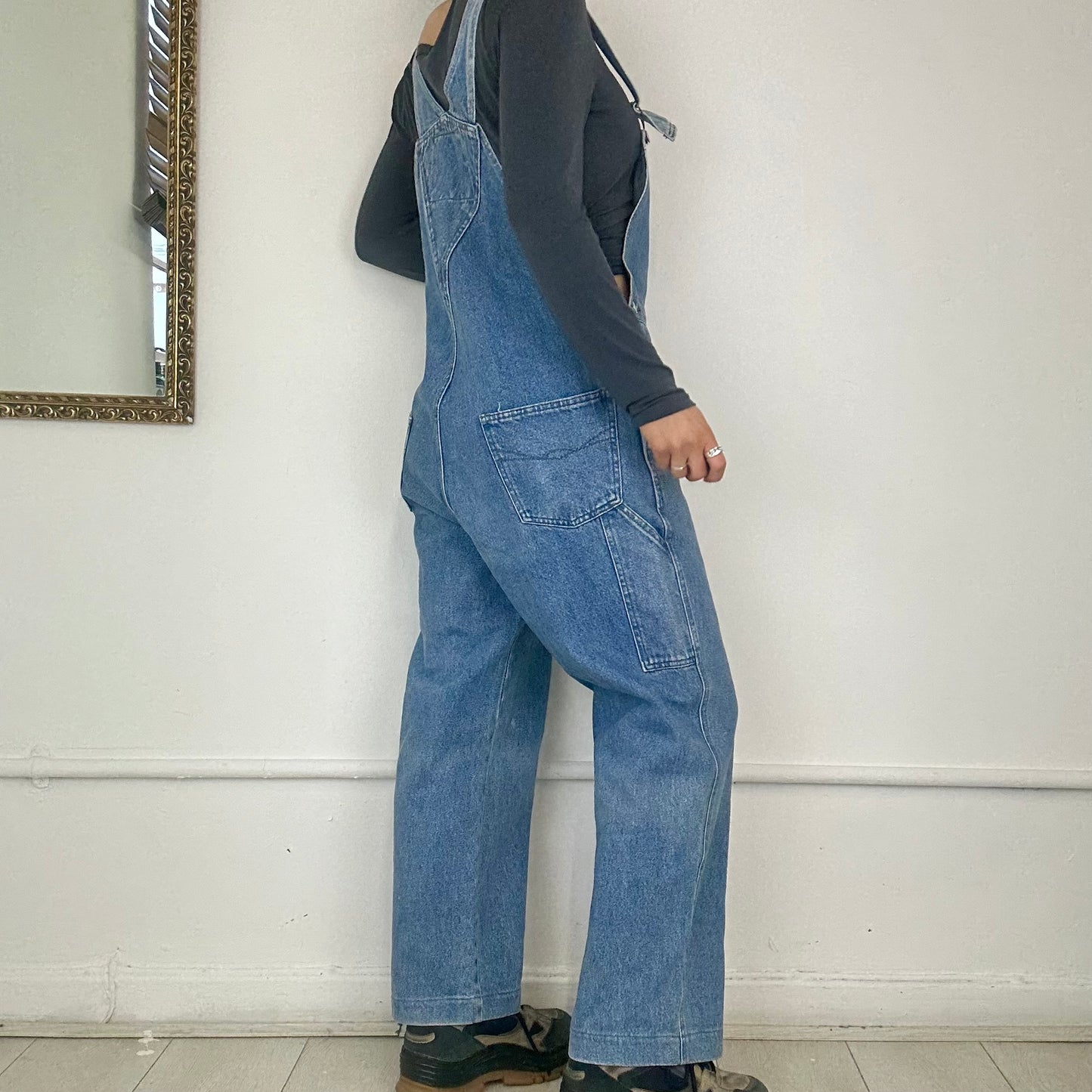 vintage denim dungarees