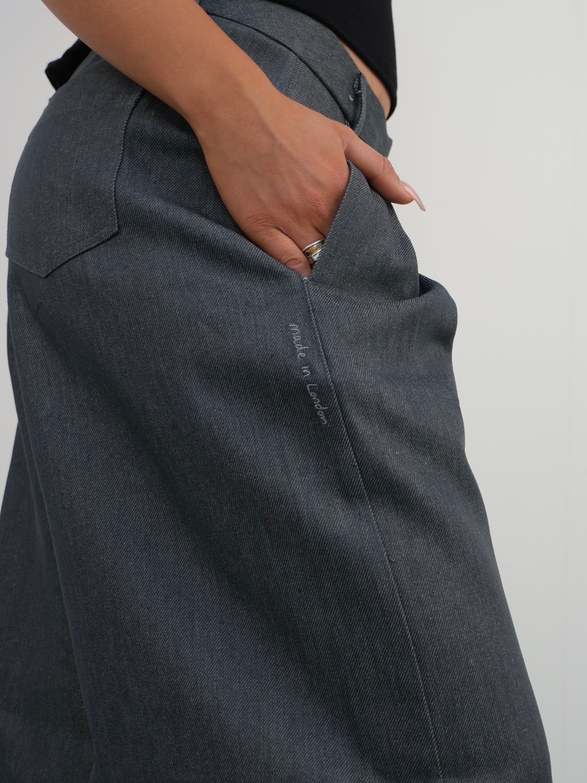 parker jean - cadet grey denim
