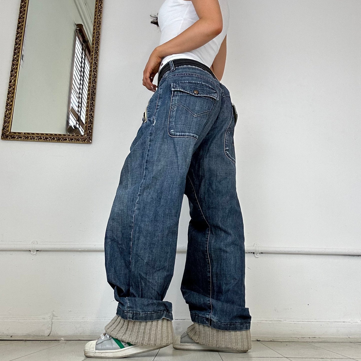 00’s baggy cargo jeans