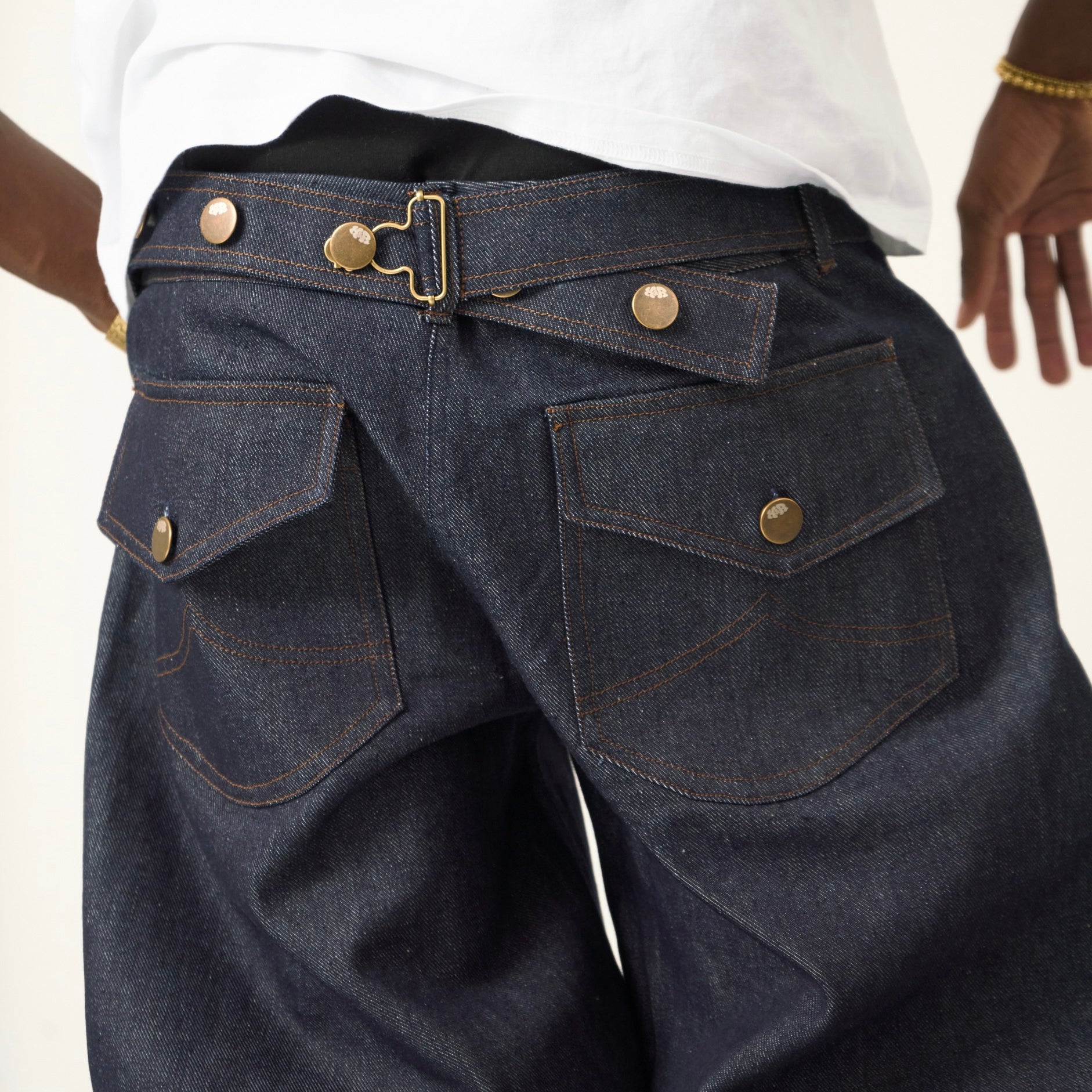 balloon jean - navy denim