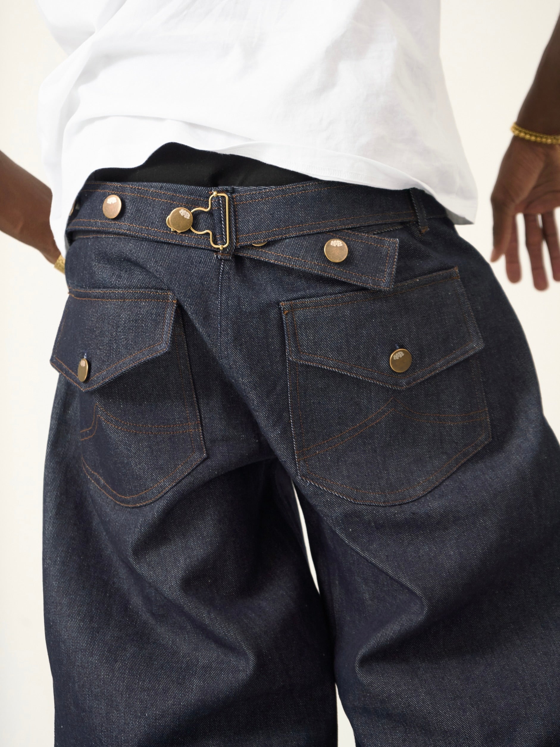 balloon jean - navy denim