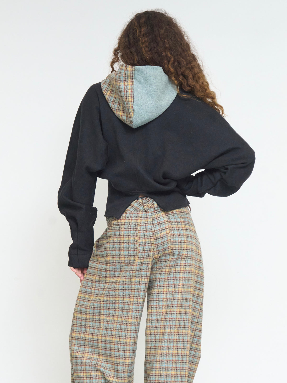 theo split jacket - black