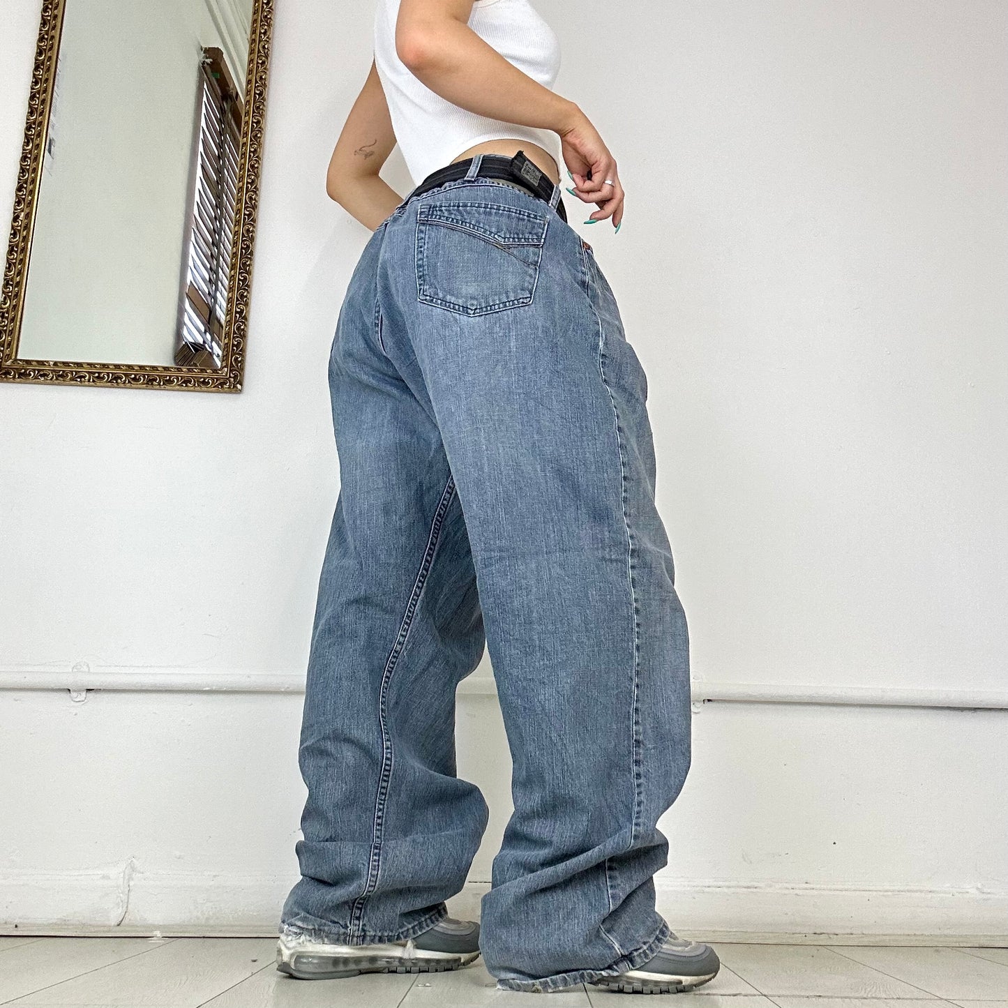 2000s wrangler baggy jeans