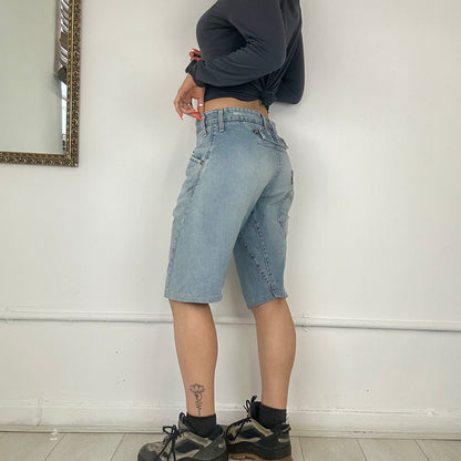 levi’s long denim shorts