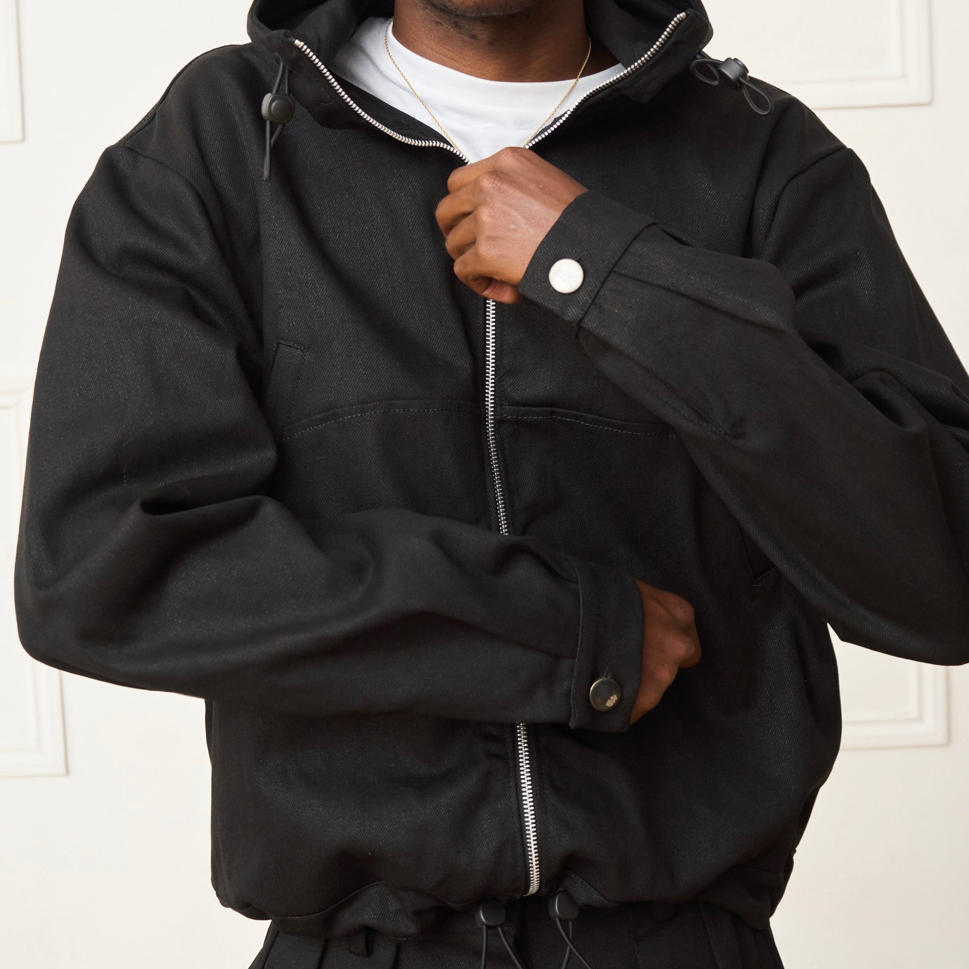 jamie jacket - black denim