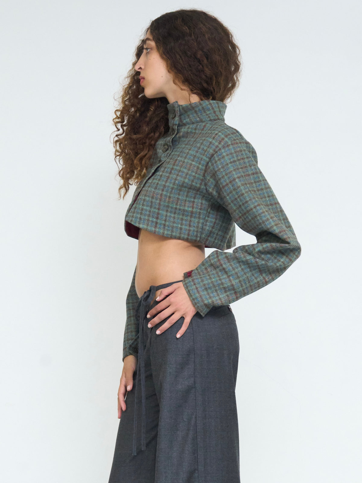 halo bolero jacket - cedar wool