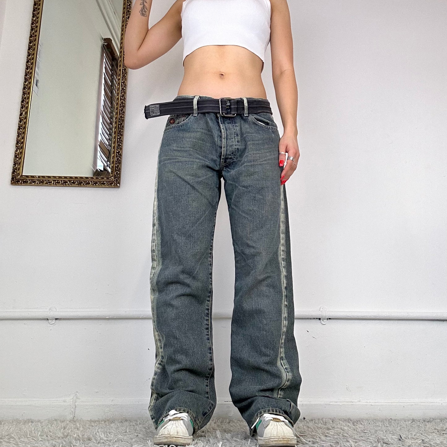 wide leg energie jeans