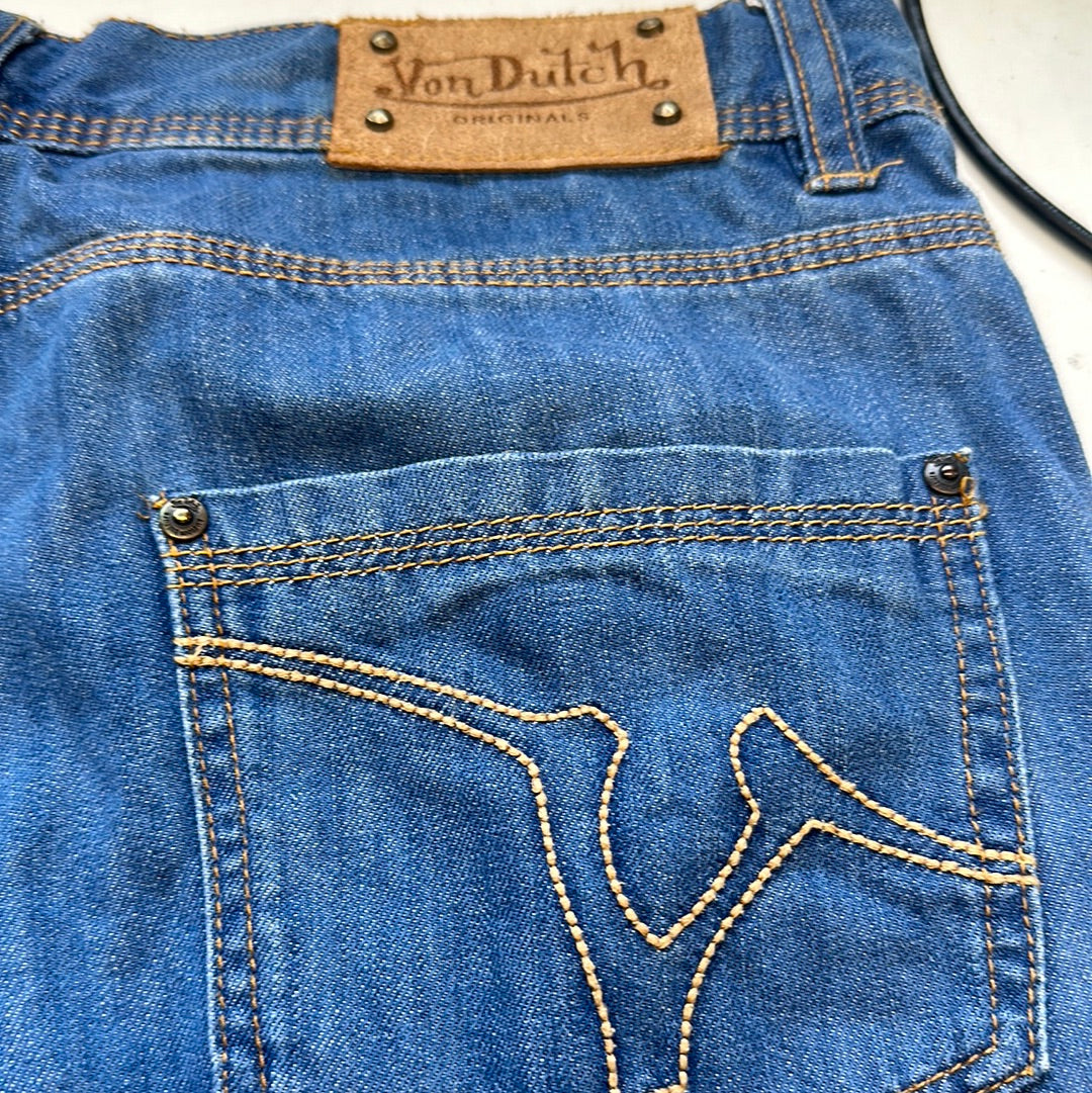 denim von dutch shorts