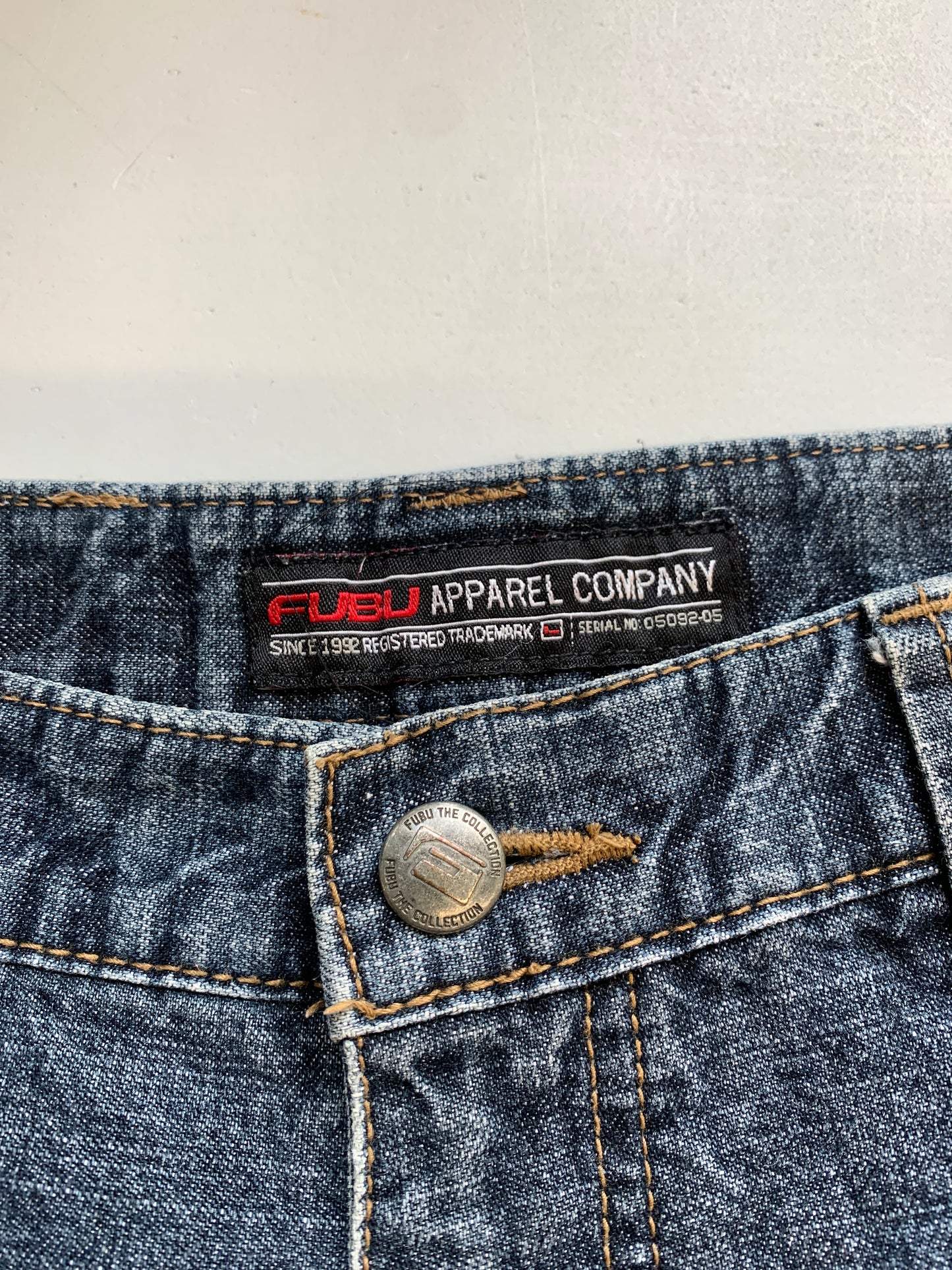 Fubu grey washed denim jeans