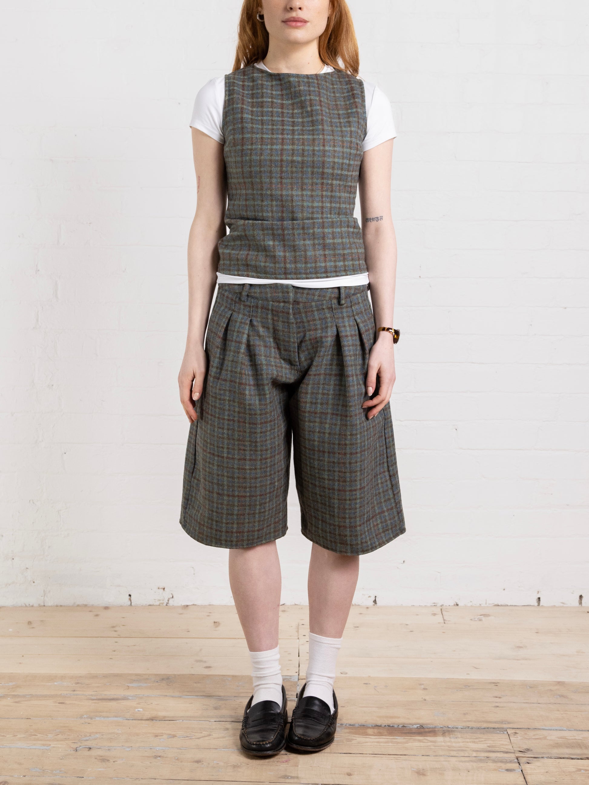 parker short - cedar wool